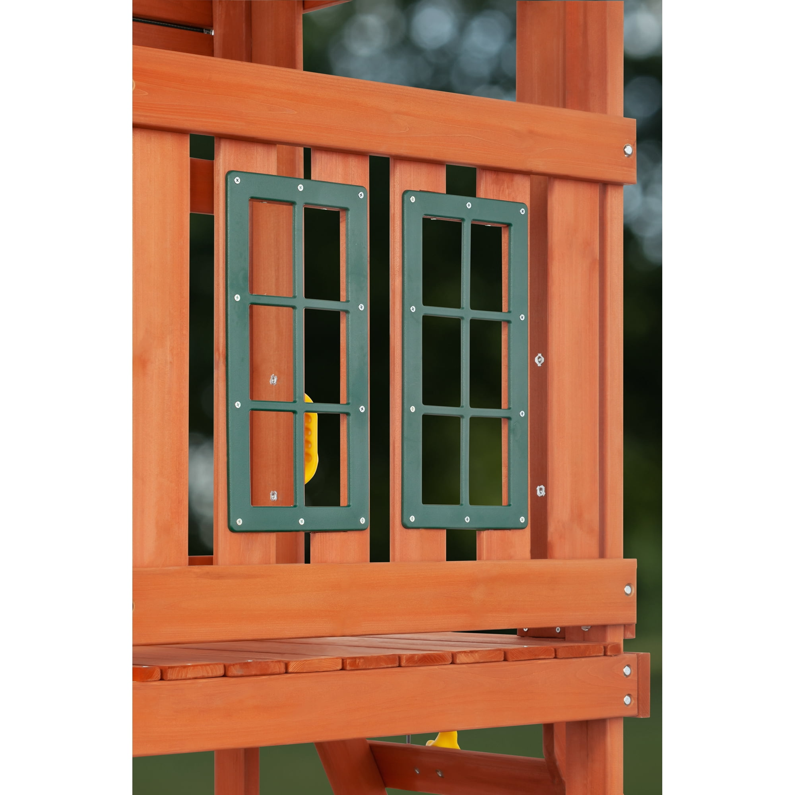 Gardnovia Cedar Cottage Wooden Swing Set