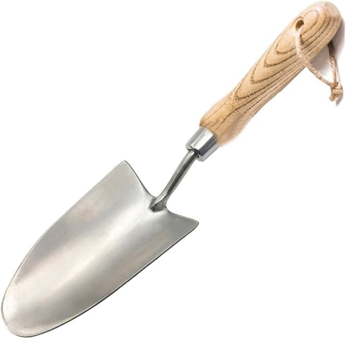 Gardnovia Ergonomic Stainless Steel Garden Trowel