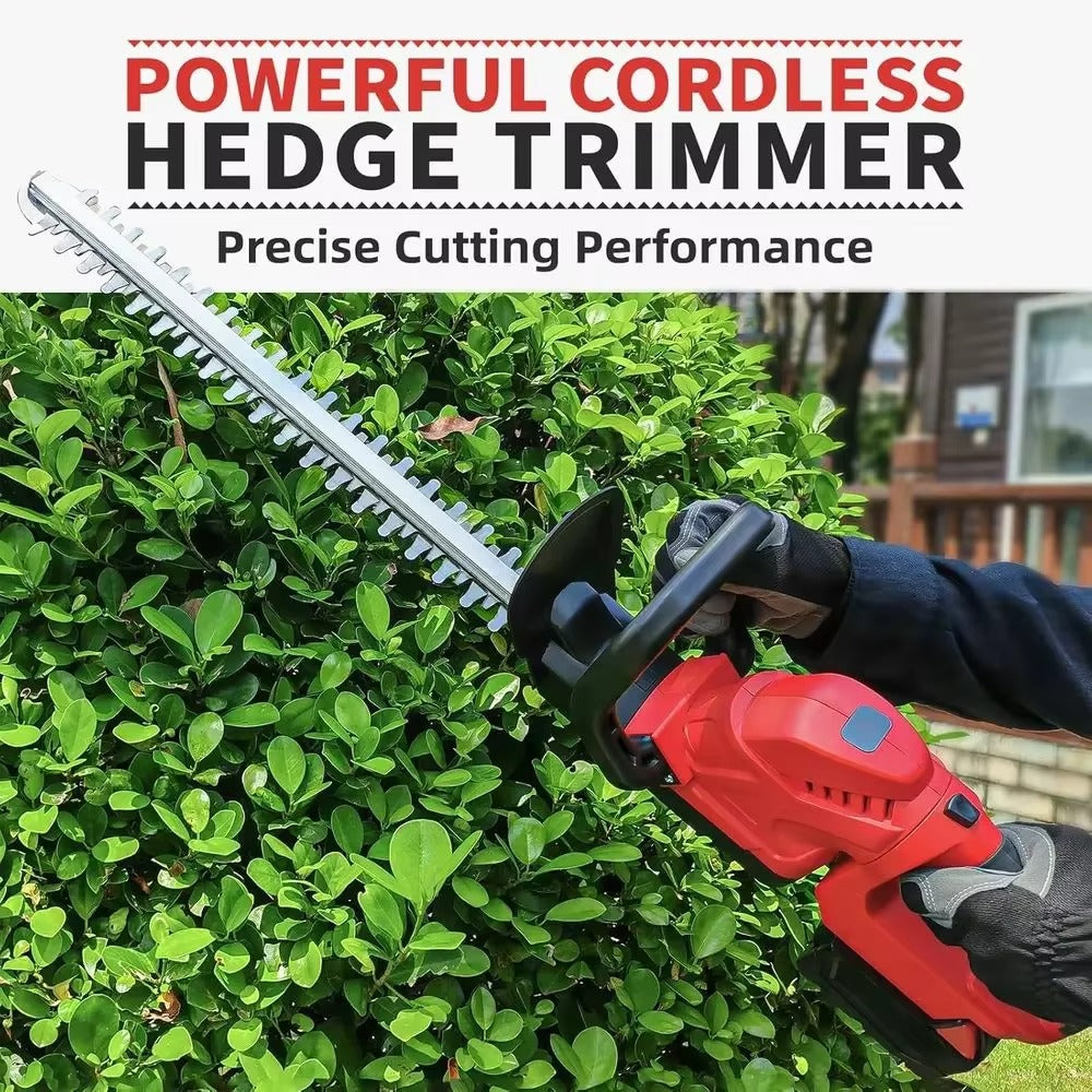 Gardnovia UltraCut Cordless Hedge Trimmer 20"