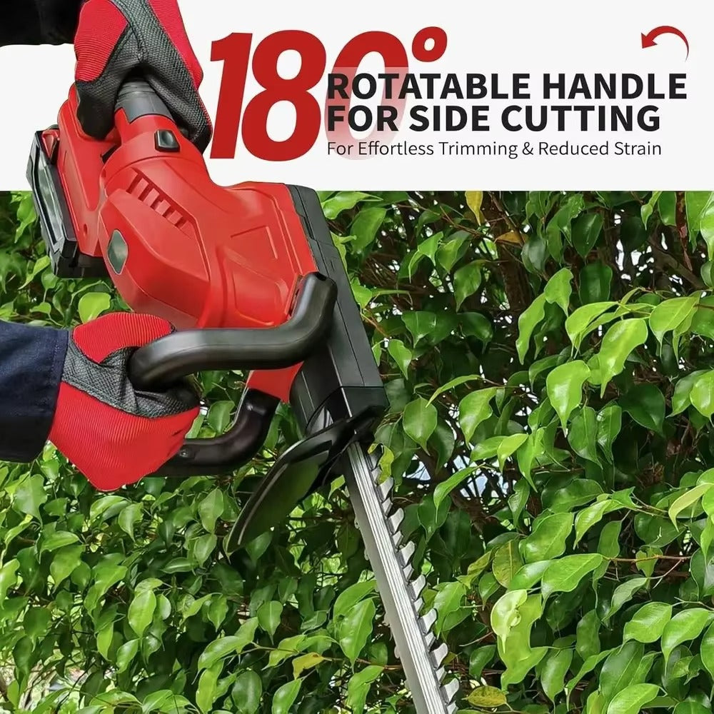 Gardnovia UltraCut Cordless Hedge Trimmer 20"