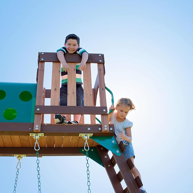 Gardnovia Woodridge Elite Backyard Swing Set