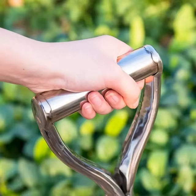 Gardnovia Stainless Steel Pointed Garden Shovel