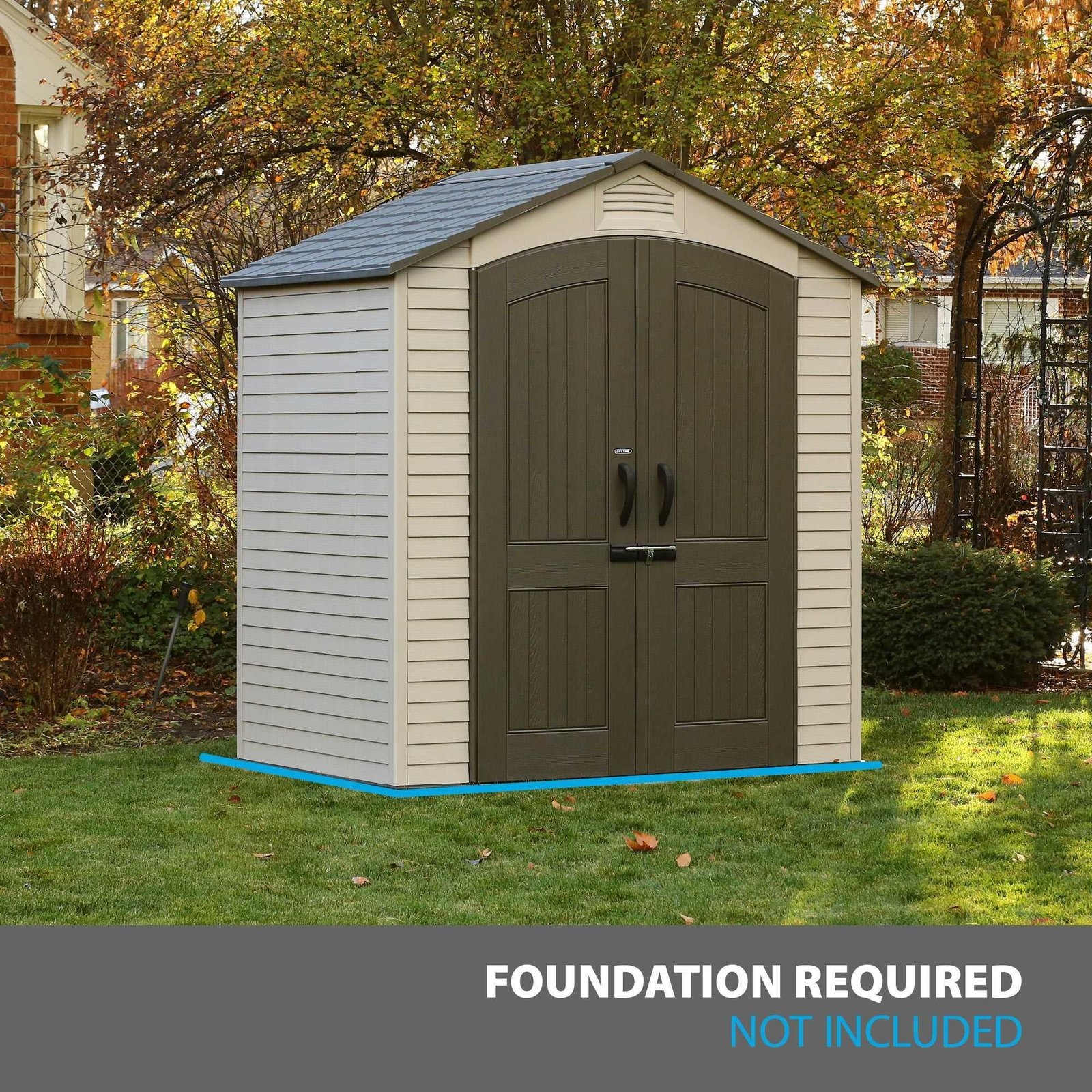 Lifetime 7 Ft. X 4.5 Ft. Outdoor Storage Shed – 60057 - Image 4