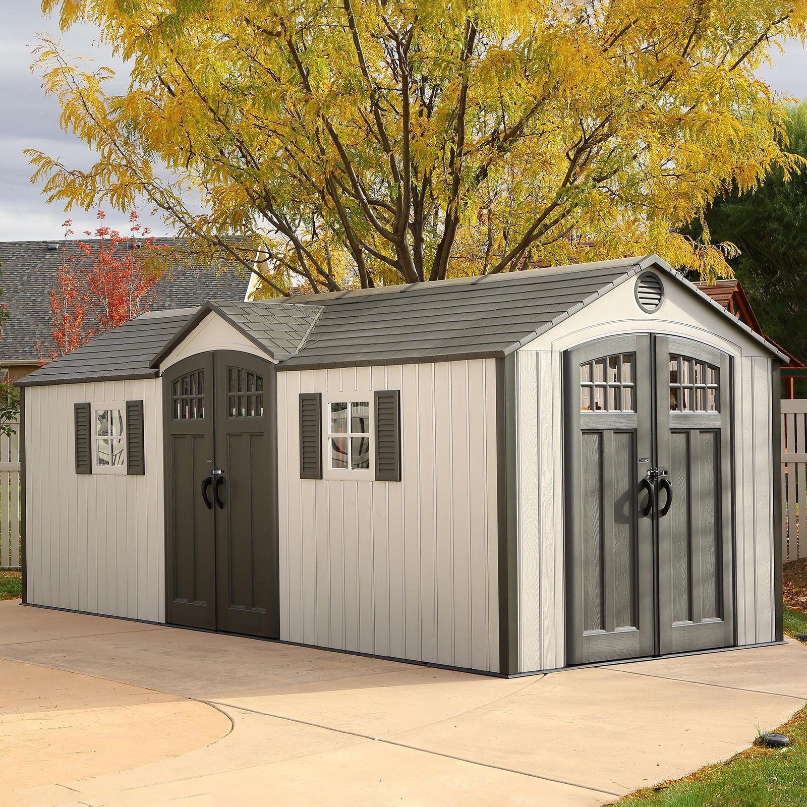 Lifetime 20 Ft. x 8 Ft. Outdoor Storage Shed – 60127 - Image 16