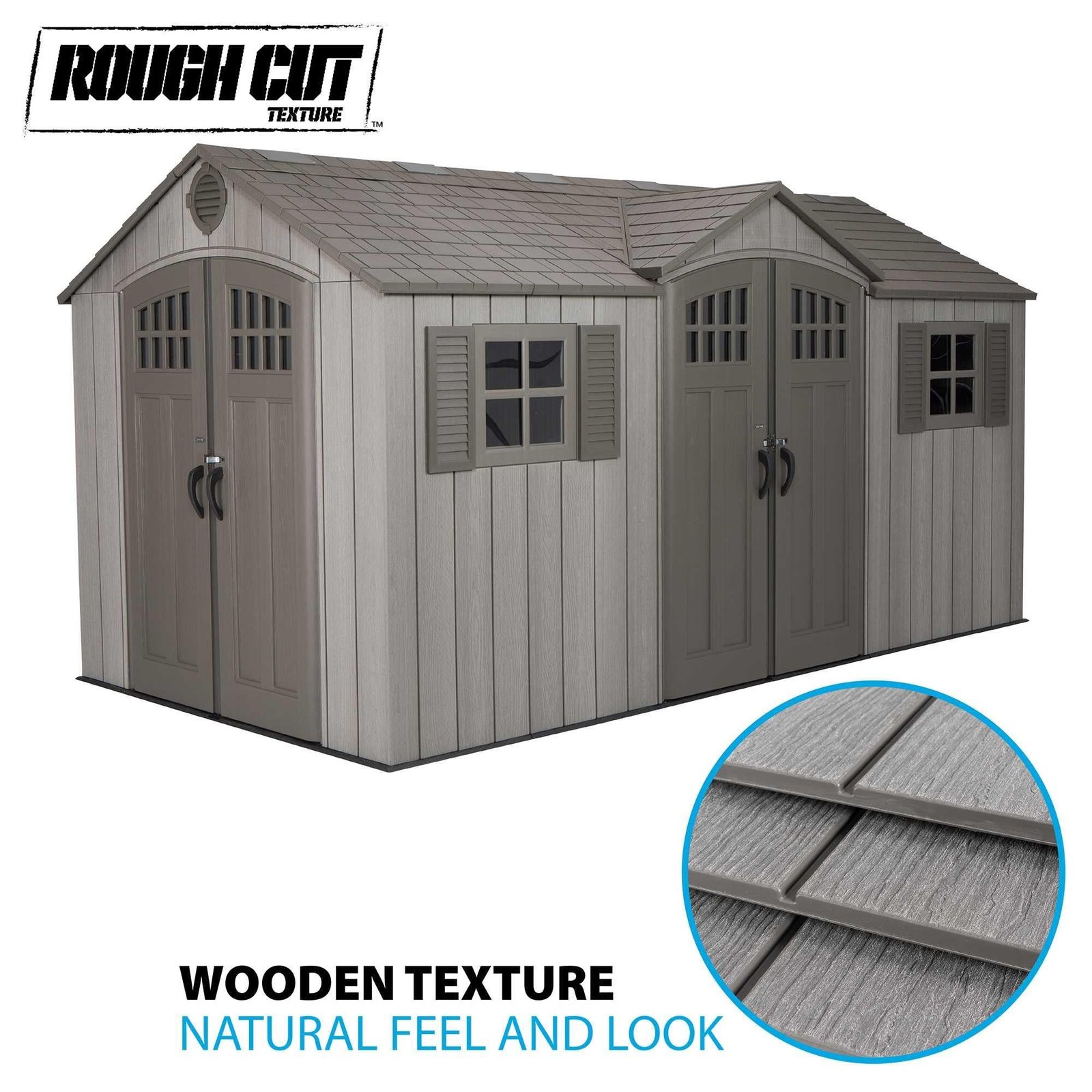 Lifetime 15 Ft X 8 Ft Outdoor Storage Shed – 60318 - Image 4
