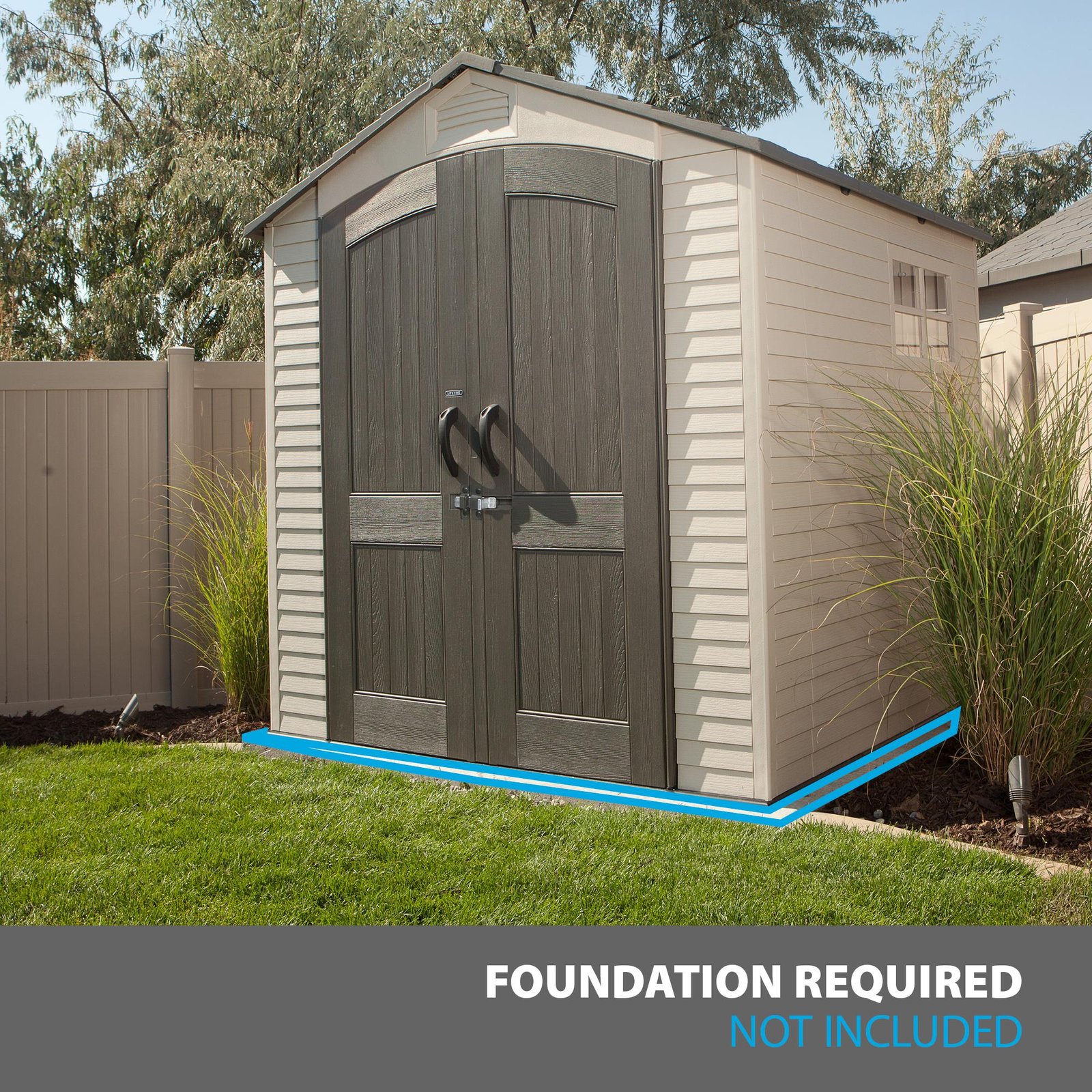 Lifetime 7 x 7 ft Outdoor Storage Shed – 60042 - Image 6