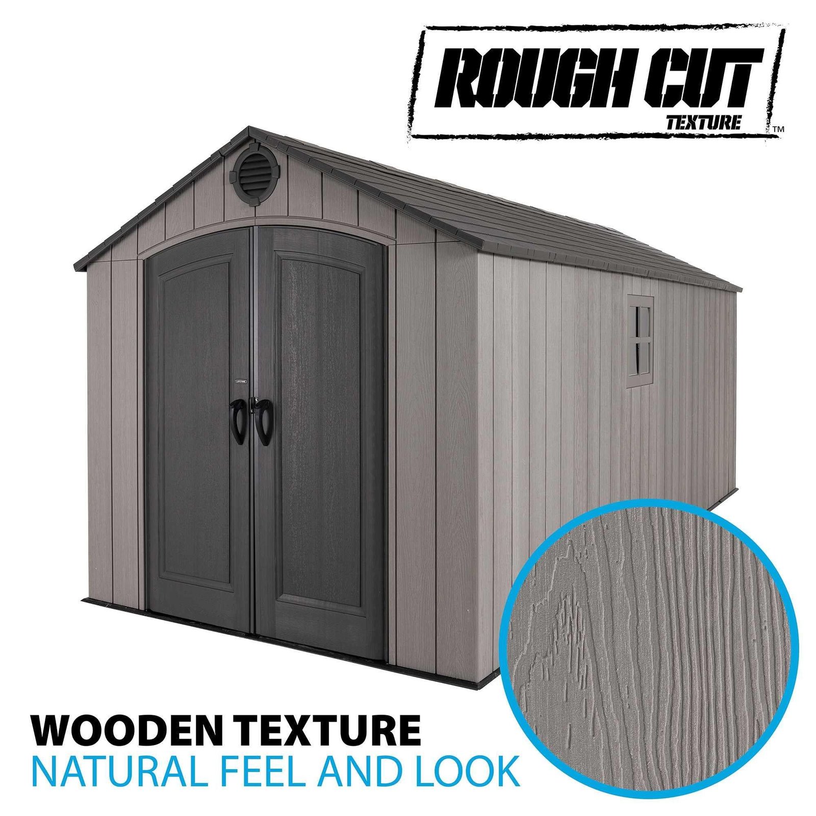 Lifetime 8 x 17.5 ft Outdoor Storage Shed – 60352 - Image 2