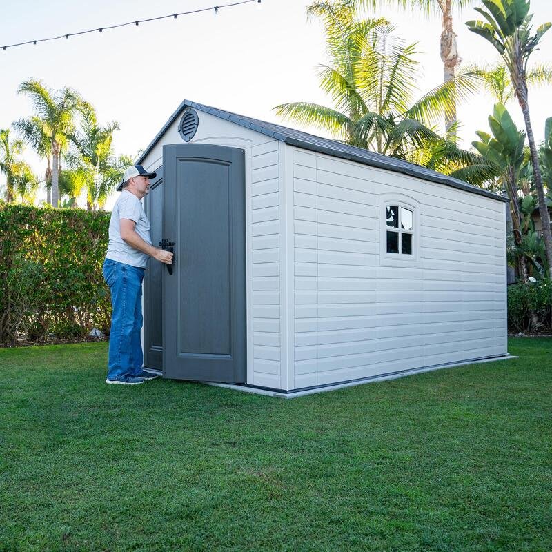 Lifetime 8 ft x 12.5 ft Outdoor Storage Shed – 60395 - Image 6