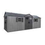 Lifetime 20 ft x 8 ft Outdoor Storage Shed – 60456