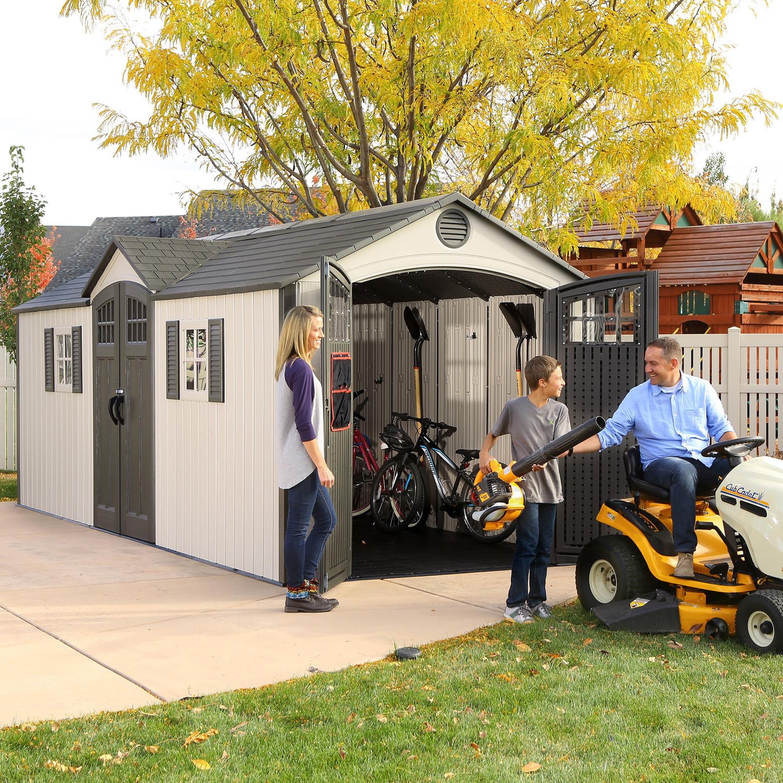 Lifetime 20 Ft. x 8 Ft. Outdoor Storage Shed – 60127 - Image 3